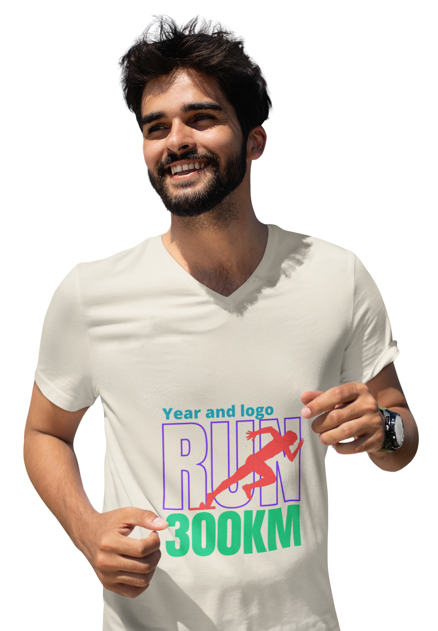 Adult V Neck T Shirt