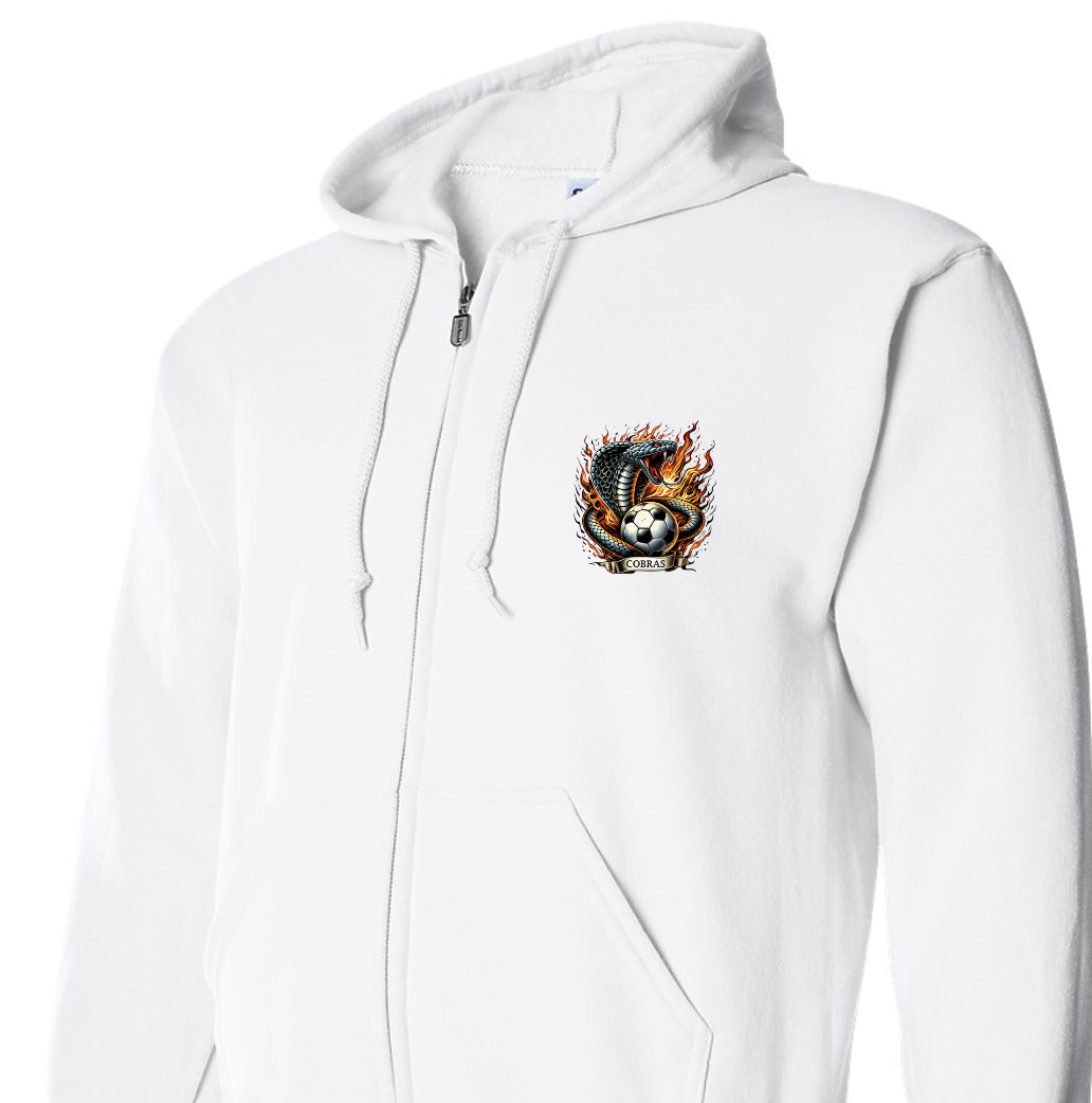 Cobra Zipper Hooded Sweatshirt