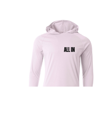 Fury Hooded Dry fit shirt Large Logo (2 Sides)