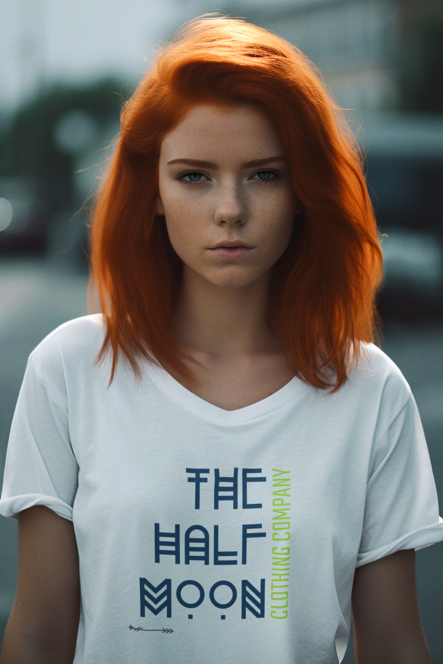 Adult V Neck T Shirt